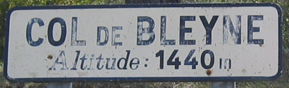 Col de Bleyne