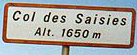 Col des Saisies