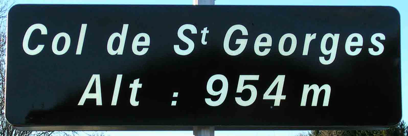 Col de Saint Georges