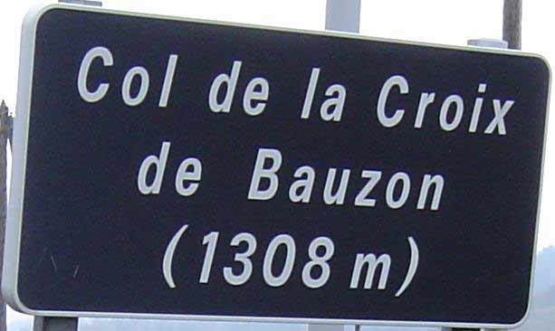 Col de la Croix de Bauzon