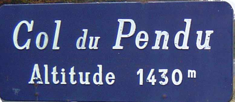 Col du Pendu