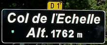 Col de l'Echelle