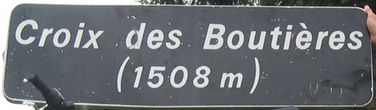 Col de la Croix des Boutires