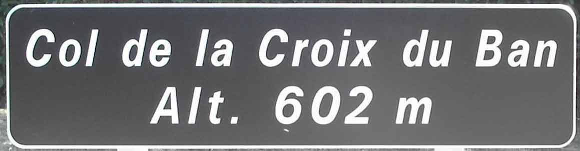 Col de la Croix de Ban