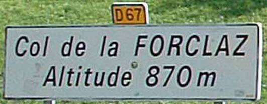 Col de la Forclaz de Queige