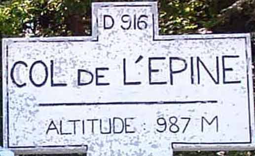 Col de l'Epine