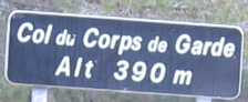 Col du Corps de Garde
