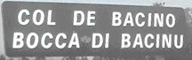 Col de Bacinu