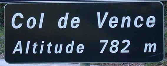 Col de Vence