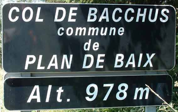 Col de Bacchus