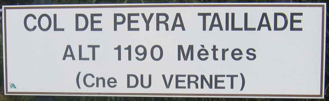 Col de Peyra Taillade