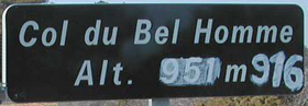 Col du Bel Homme