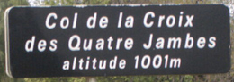 Col de la Croix des Quatre Jambes
