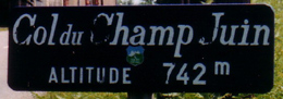 Col du Champ Juin
